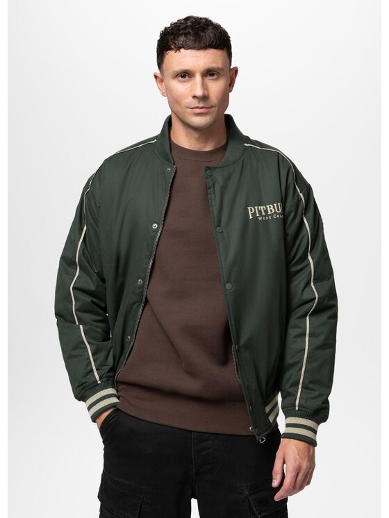 PITBULL PITBULL Kurtka przejściowa RADFORD Zielony Regular Fit