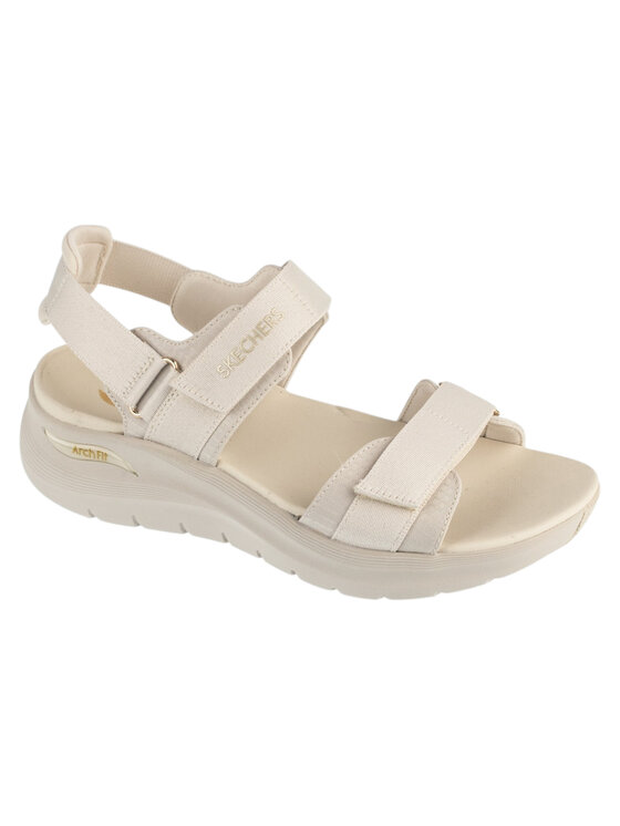 Skechers Skechers Sandali Arch Fit 2.0 - Go-Getter Bianco