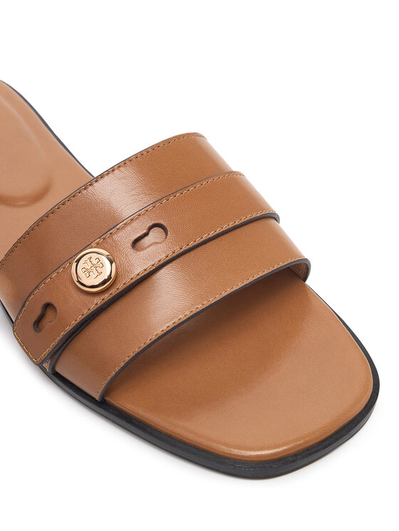 Tory Burch Tory Burch Παντόφλες Romy Slide 183305 Καφέ