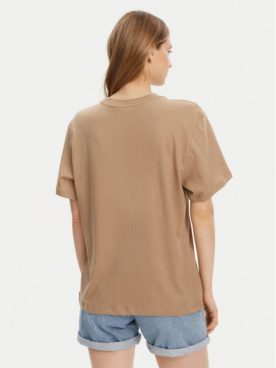 Roxy Roxy T-Shirt ERJZT05912 Brązowy Regular Fit