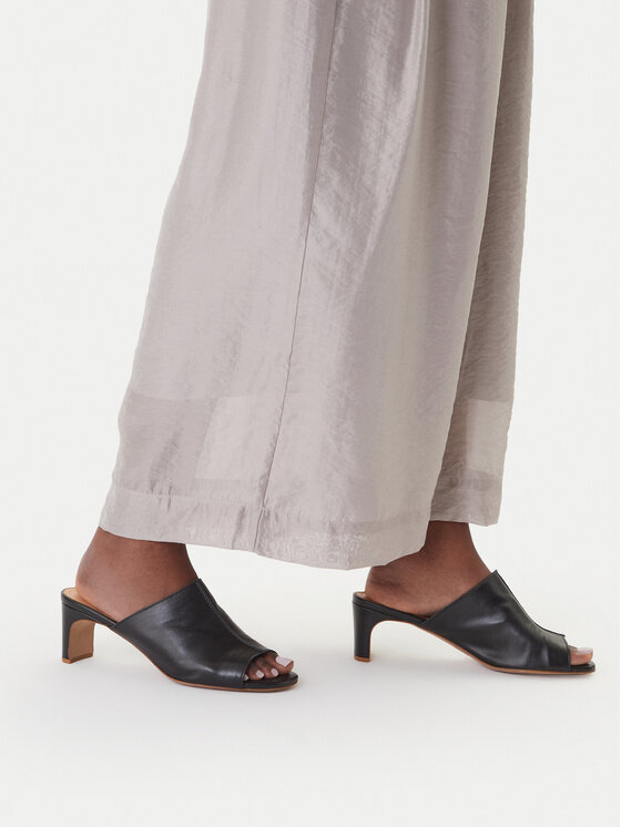 Eleh Eleh Stoffhose SS260269 Grau Wide Leg