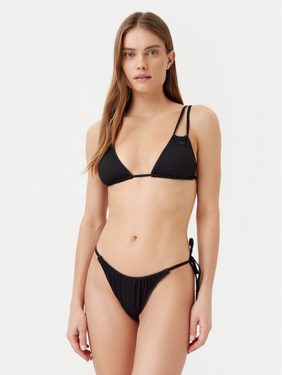 Calvin Klein Swimwear Calvin Klein Swimwear Bikini pezzo sotto KW0KW02728 Nero