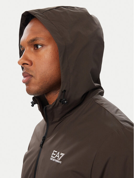 EA7 Emporio Armani EA7 Emporio Armani Übergangsjacke 8NPB21 PNFZZ U6027 Dunkelbraun Regular Fit