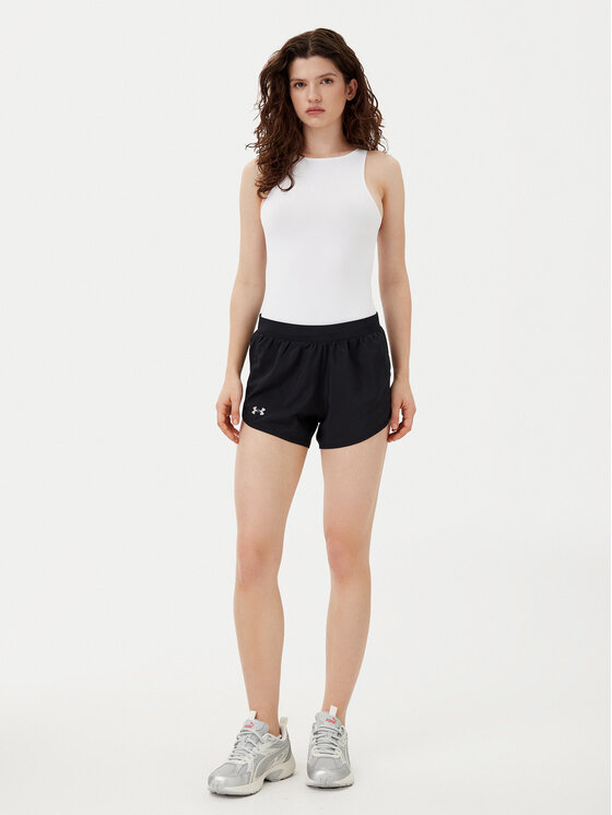 Under Armour Under Armour Szorty sportowe Fly By 2.0 1350196 Czarny Loose Fit