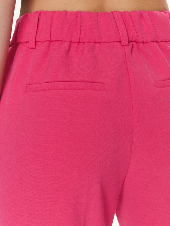 YAS YAS Текстилни панталони Likka 26030744 Розов Regular Fit