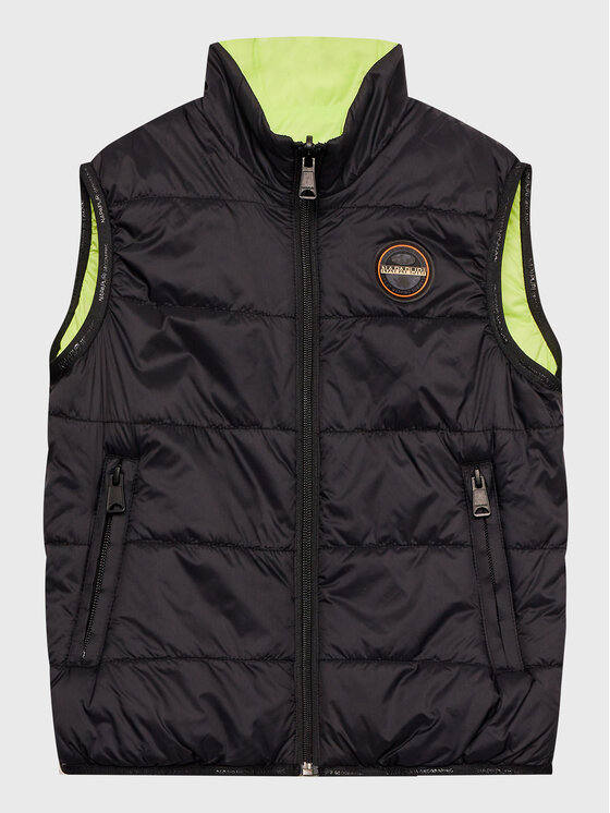 Napapijri Napapijri Prsluk Santafe NP0A4GXA D Crna Regular Fit
