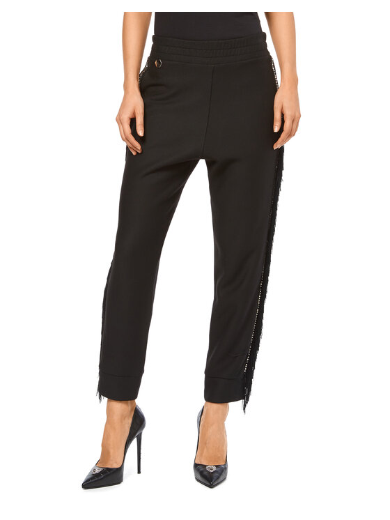 PHILIPP PLEIN PHILIPP PLEIN Jogger nohavice 22071 Čierna Regular Fit