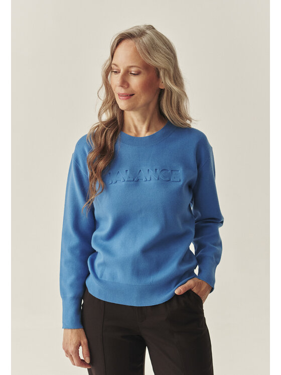 TATUUM TATUUM Sweter BALAMI 1 Niebieski Classic Fit