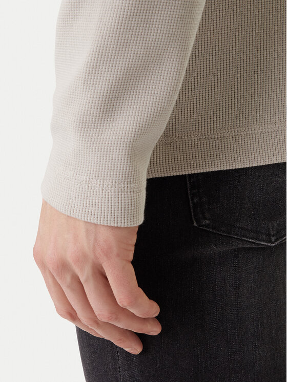 BOSS BOSS Longsleeve krekls Tempesto 50520725 Bēšs Regular Fit