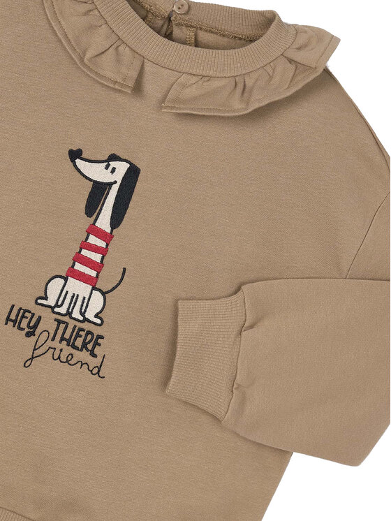 Mayoral Mayoral Суитшърт 4430 Кафяв Regular Fit