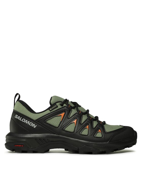 Salomon Trekking čevlji X Braze GORE-TEX L47180600 Zelena