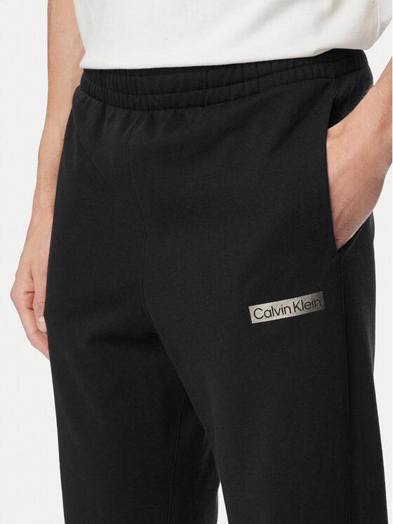 Calvin Klein Calvin Klein Teplákové kalhoty LV04LG212G Černá Regular Fit