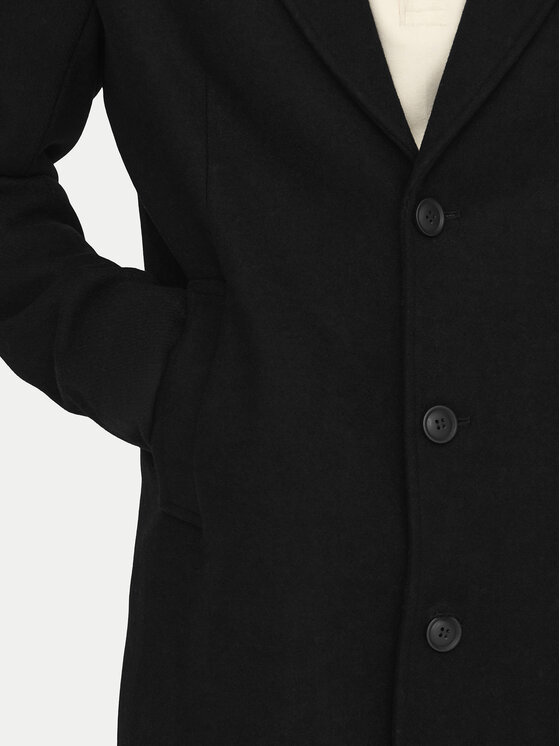 Only & Sons Only & Sons Μάλλινο παλτό 22030864 Μαύρο Regular Fit