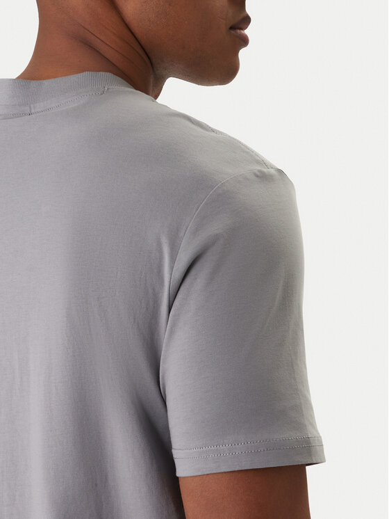 Napapijri Napapijri T-Shirt Smallbox NP0A88TR Γκρι Regular Fit