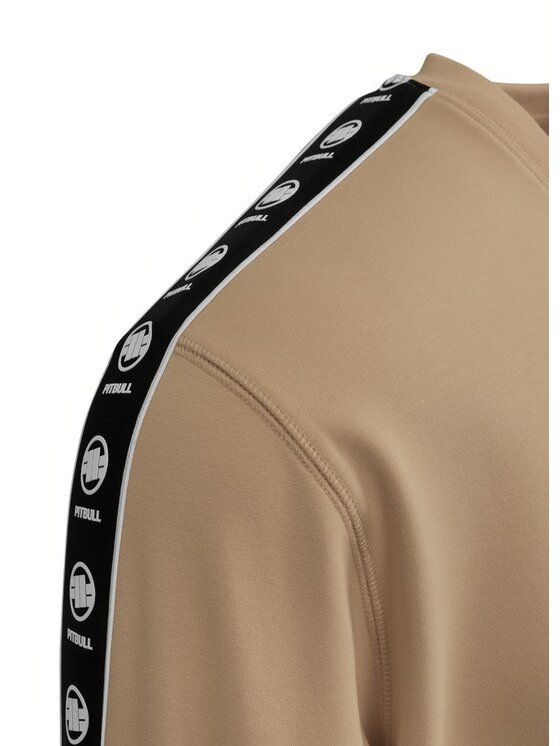 PITBULL PITBULL Bluza TAPE NUGGET Beżowy Regular Fit