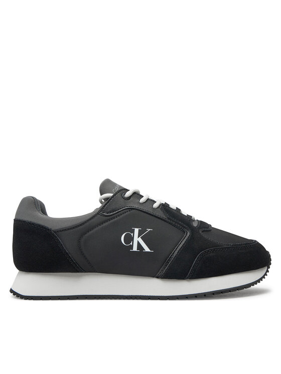 Calvin Klein Jeans Sneakersy Retro Sock Runner Mg Wmm YM0YM01152 Čierna