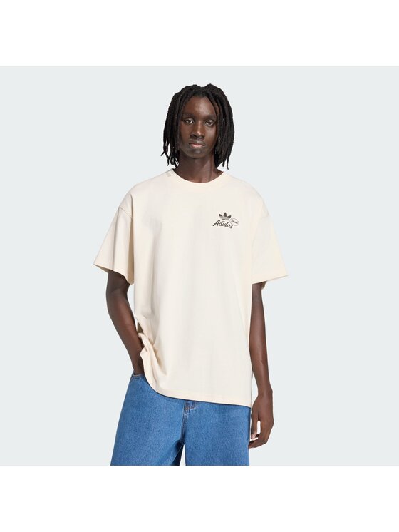 adidas adidas T-Shirt 163030 Biały Oversize