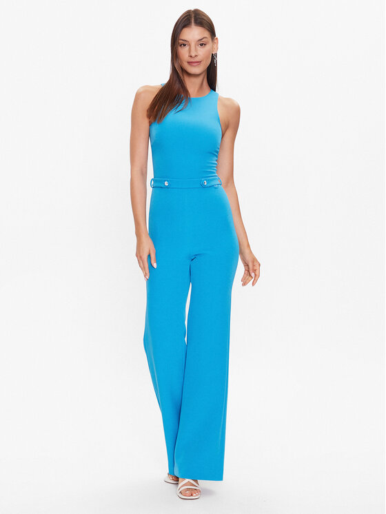 Chiara Ferragni Chiara Ferragni Jumpsuit 74CBN193 Blau Slim Fit