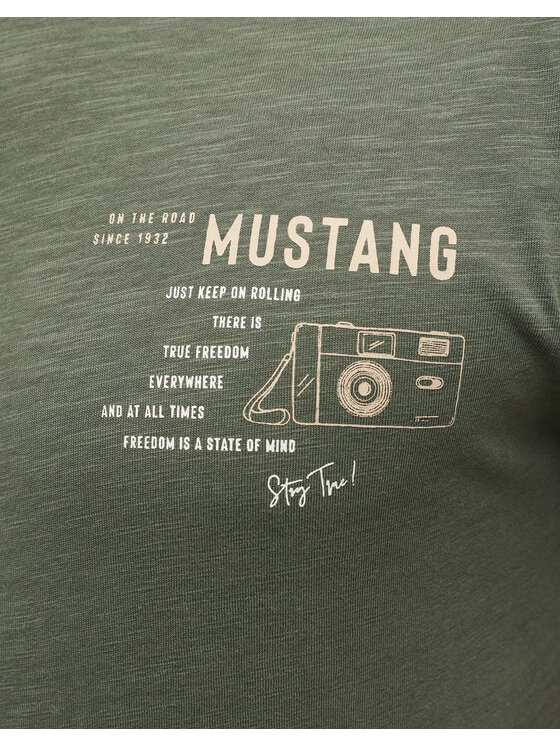 Mustang Mustang T-Shirt 4058823478281 Niebieski Regular Fit