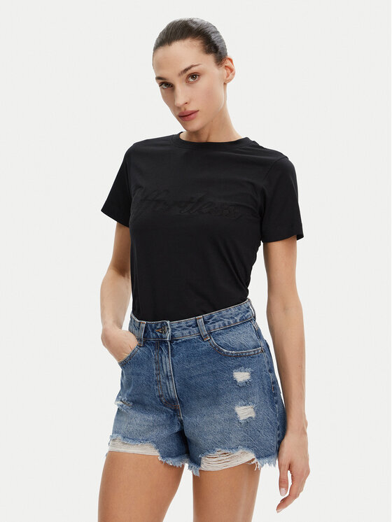 Silvian Heach Silvian Heach Tricou GPP25110TS Negru Regular Fit