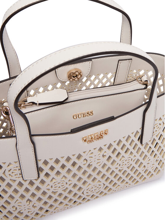 Guess Guess Handtasche Letty Mini HWPG99 11750 Weiß