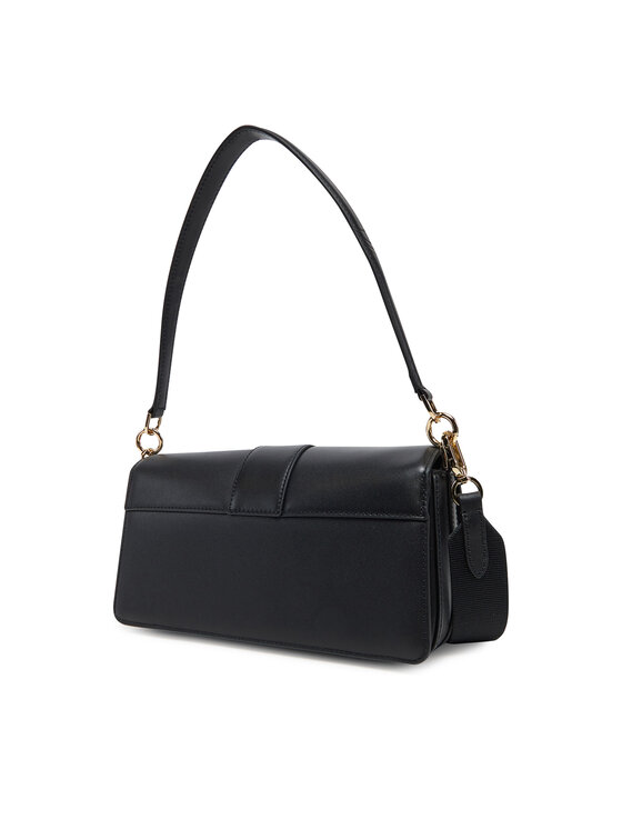 Tommy Hilfiger Tommy Hilfiger Torebka Heritage Leather Conv Crossover AW0AW17399 Czarny