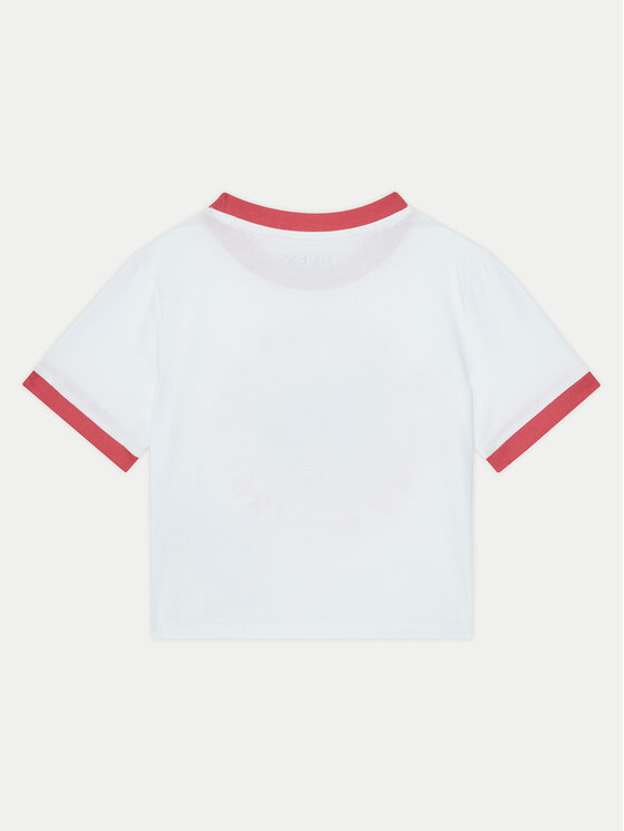 Guess Guess Tricou J5RI41 K6YW4 Alb Regular Fit