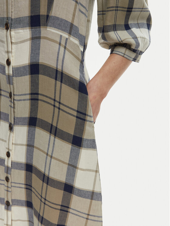 Barbour Barbour Sukienka codzienna Ballina LDR1014NY51 Beżowy Regular Fit