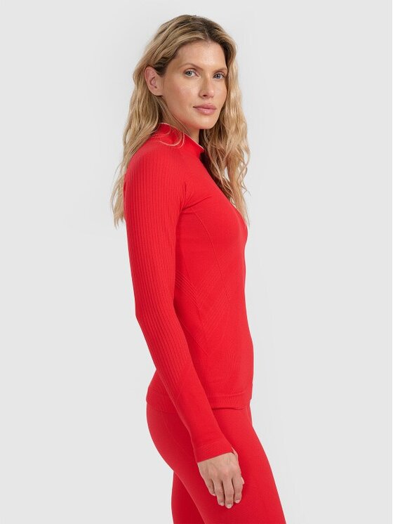 4F 4F Intimo termico pezzo sopra 4FWAW25USEAF205-62S Rosso