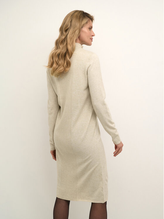 Cream Cream Džemper haljina Crdela Knit 10611862 Bež Straight Fit