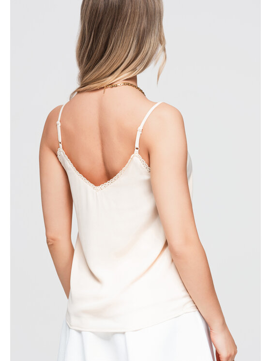 Ombre Ombre Halenka OW-TS-E0057 Béžová Loose Fit