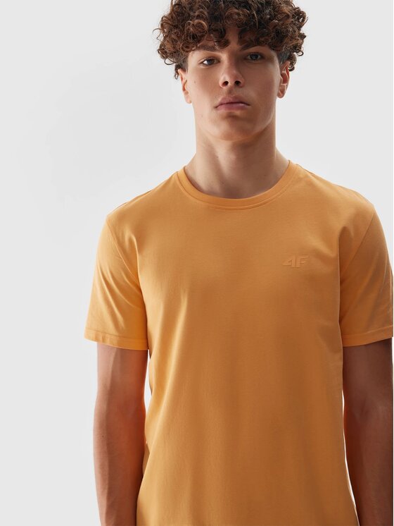 4F 4F T-Shirt 4FWSS24TTSHM1154-64S Różowy Regular Fit