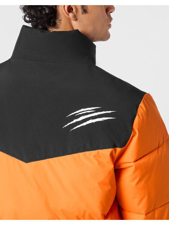 Plein Sport Plein Sport Giubbotto piumino 29540 Arancione Regular Fit