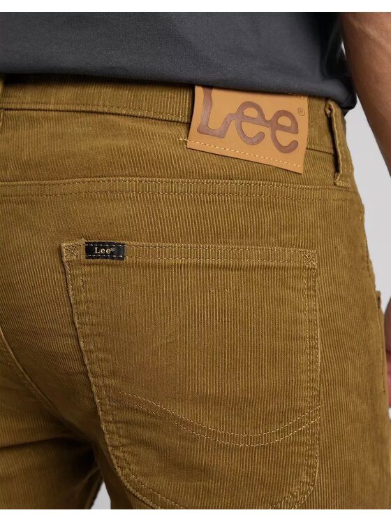 Lee Lee Pantaloni di tessuto LUKE Marrone Slim Fit