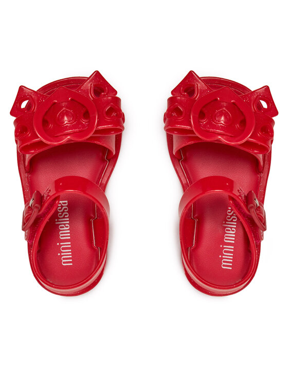 Melissa Melissa Sandały Mini Melissa Mar Sandal Hot Bb 33951 Czerwony