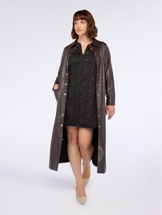 Fiorella Rubino Fiorella Rubino Vestito elegante 7047T001692N022 Marrone Regular Fit