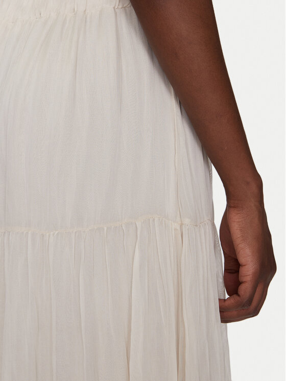 Dixie Dixie Maxi sukně G207W007A Béžová Regular Fit