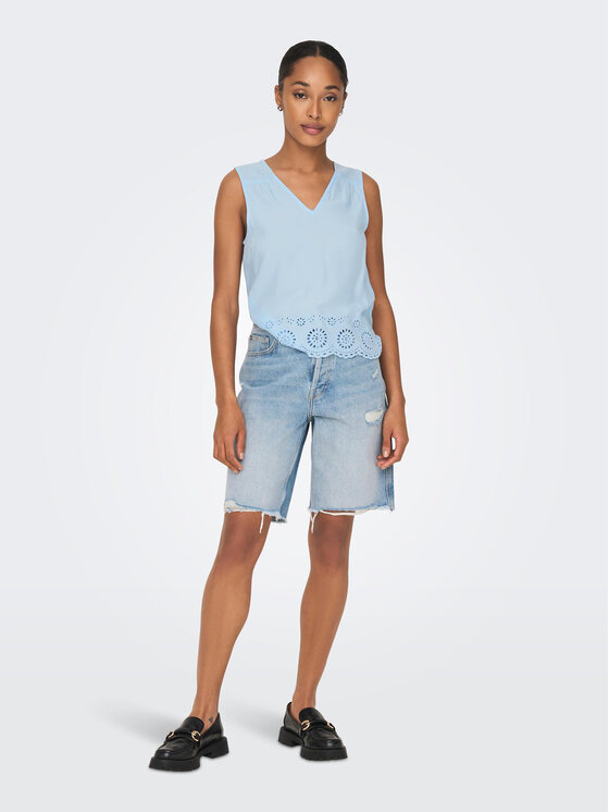 ONLY ONLY Blūze 15296317 Zils Regular Fit