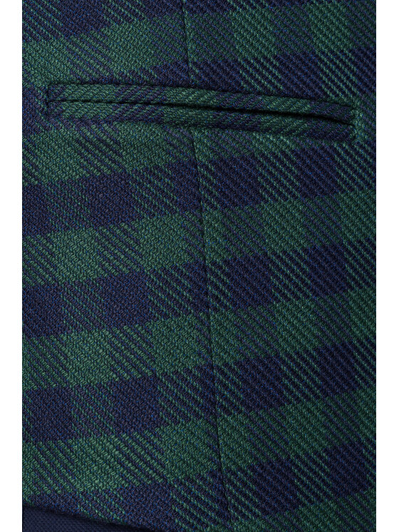 Lancerto Lancerto Kamizelka KA131223000016 Zielony Slim Fit