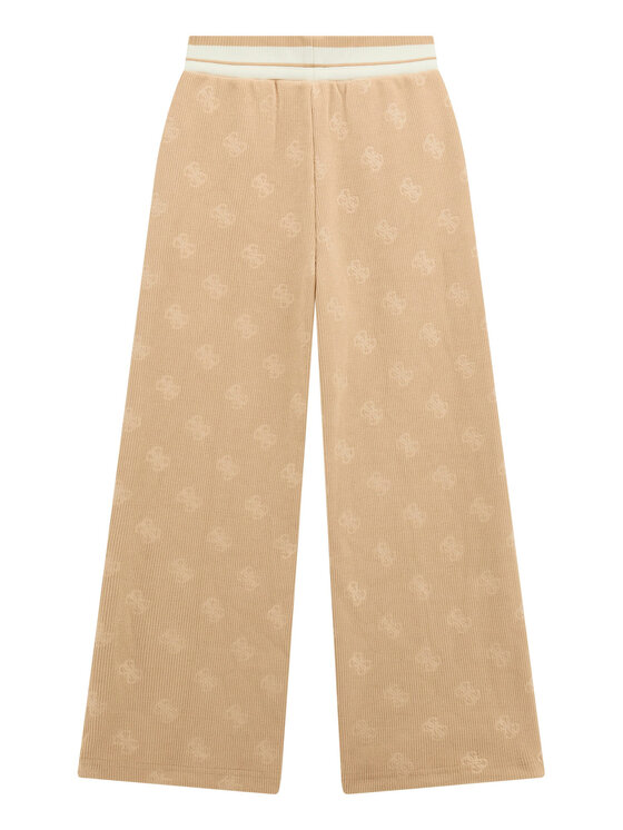 Guess Guess Παντελόνι φόρμας J5BQ17 K1902 Μπεζ Wide Leg