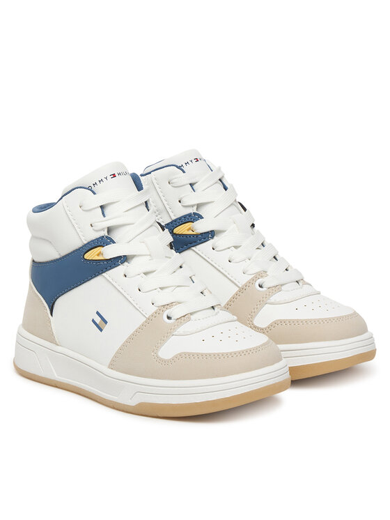 Tommy Hilfiger Tommy Hilfiger Sneakersy High Top Lace Up T3X9-34364-1269 M Biela