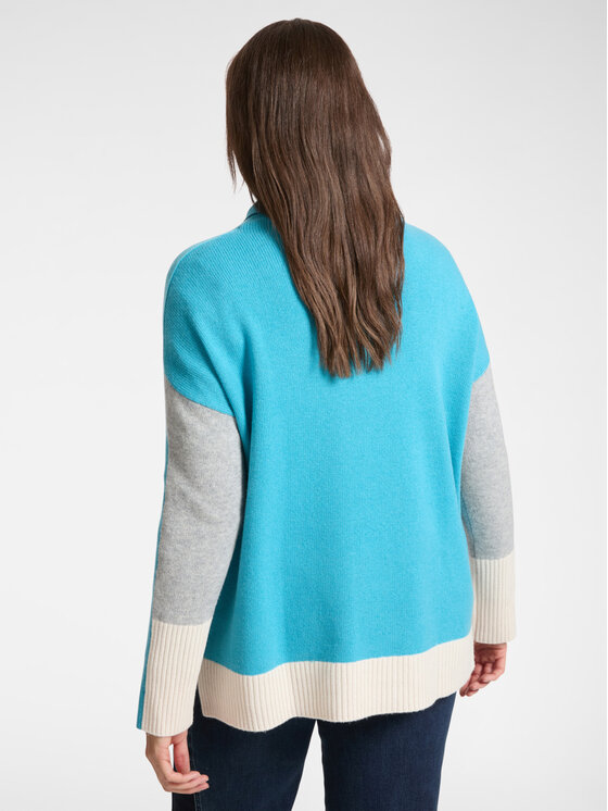 Elena Mirò Elena Mirò Maglione M446E001863N0B2 Turchese Regular Fit