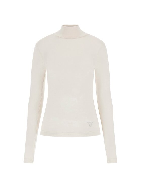 Guess Guess Sweter 168343 Biały Classic Fit