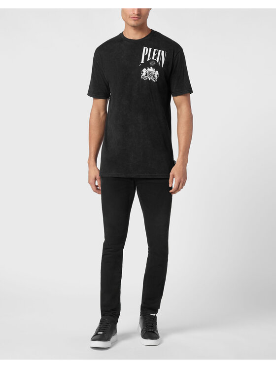 PHILIPP PLEIN PHILIPP PLEIN Tričko 21099 Čierna Regular Fit