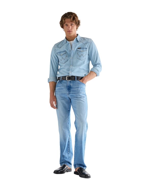 Wrangler Wrangler Jeansy 112378998 Niebieski Regular Fit