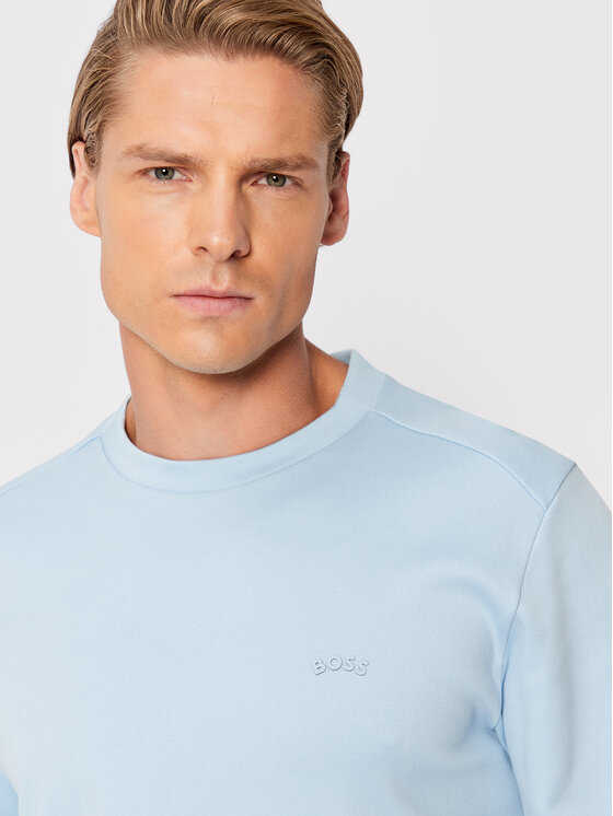 Felpa Salibo Curved 50474192 Blu Regular Fit