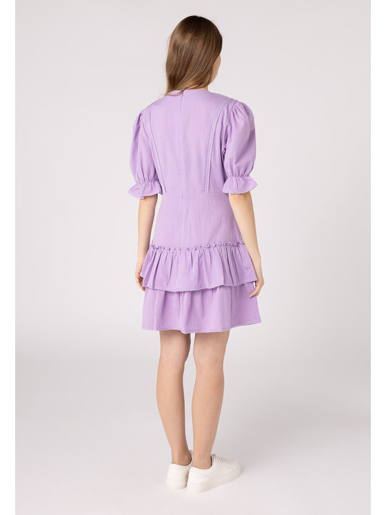 LAURELLA LAURELLA Každodenné šaty Laurella 4UL044700 Fialová Regular Fit