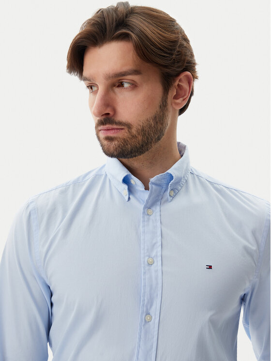 Tommy Hilfiger Tommy Hilfiger Särk Core Flex MW0MW39988 Sinine Regular Fit