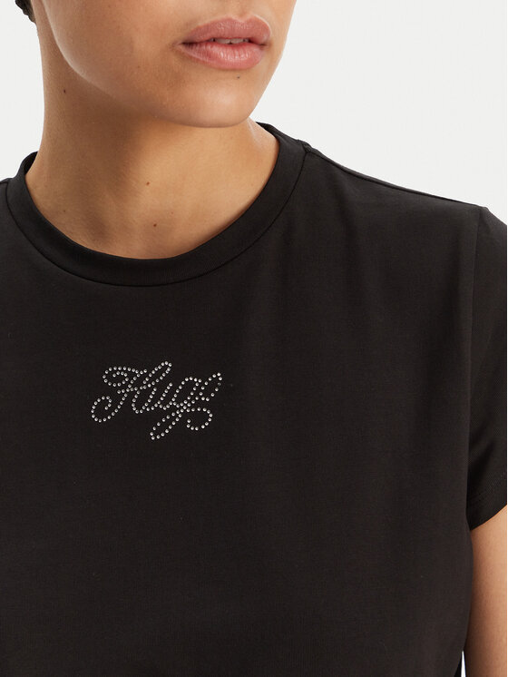 HUGO HUGO Hétköznapi ruha 50537240 Fekete Slim Fit