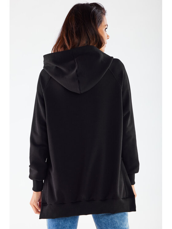 Infinite You Infinite You Mikina M280 Čierna Basic Fit